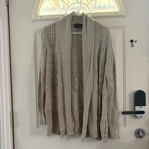Axcess Light Beige Knit Cardigan